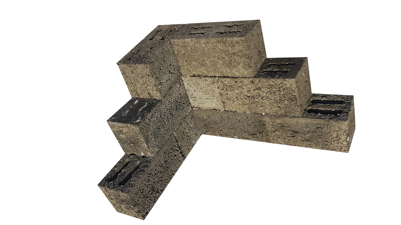 Арболитовый блок  Размер: 390х190х190. Морозостойкость - 25 циклов