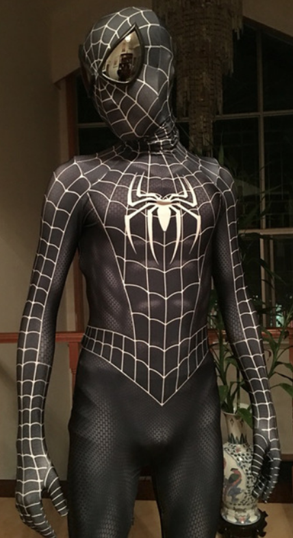 купить чёрный костюм человека паука