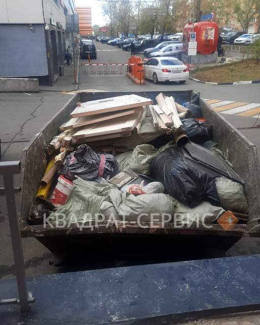 Строительный мусор в контейнере Строительный мусор в контейнере 8 м3 в Долгопрудном