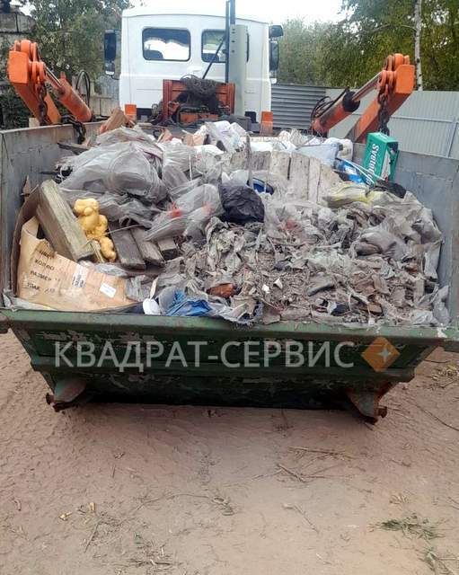 Строительные отходы контейнером Строительные отходы контейнером 8 м³ в Бронницах