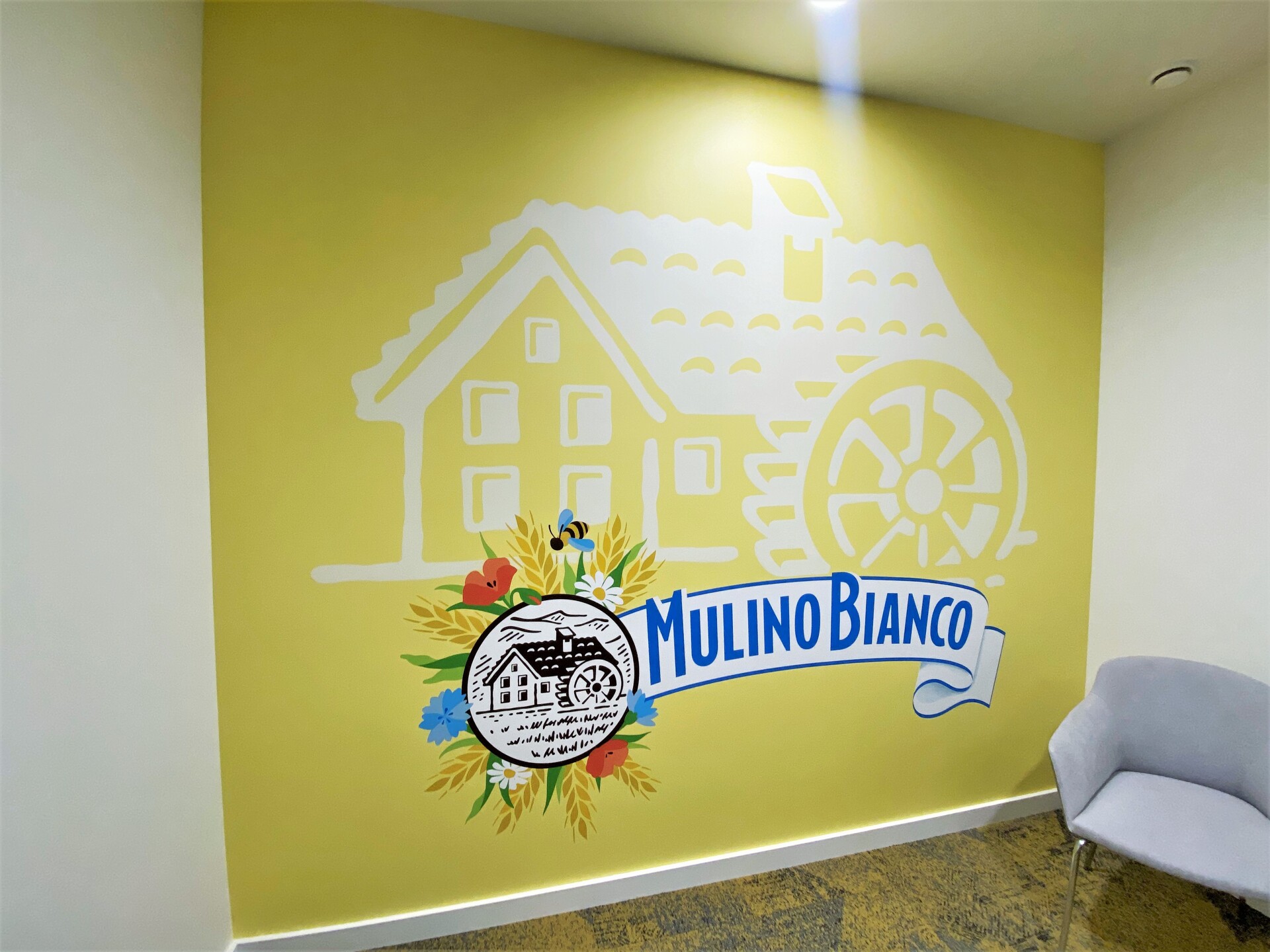 роспись стен в офисе