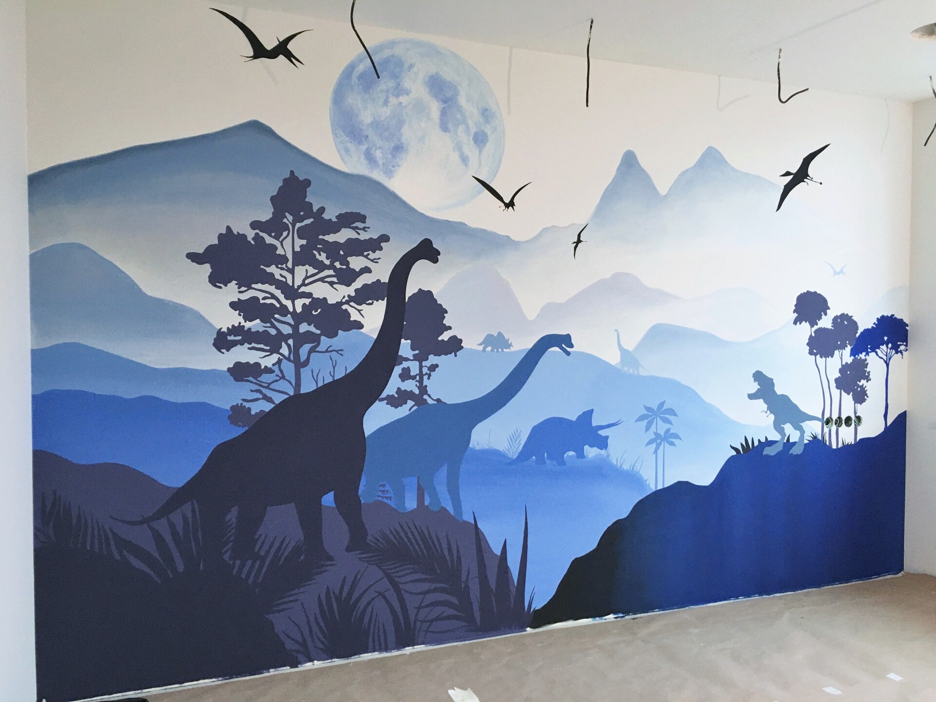 роспись стен в детской