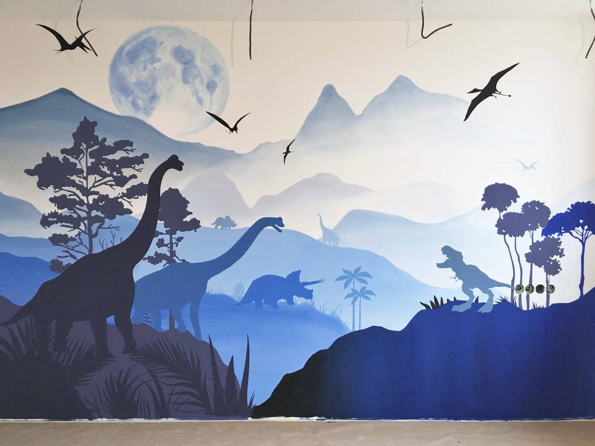 роспись стен в детской