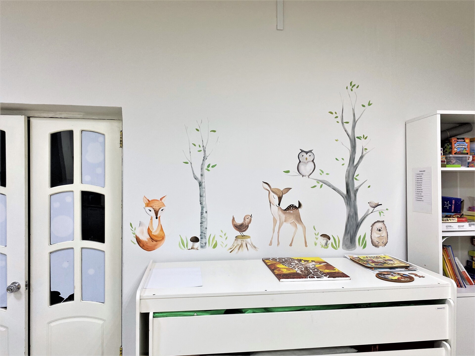 роспись стен в детском саду