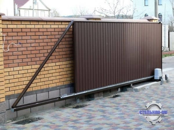 Купить консольные откатные ворота в Краснодаре-Сталькон-Юг