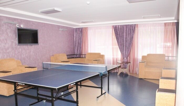 столы для настольного тенниса в санатории Жемчужина