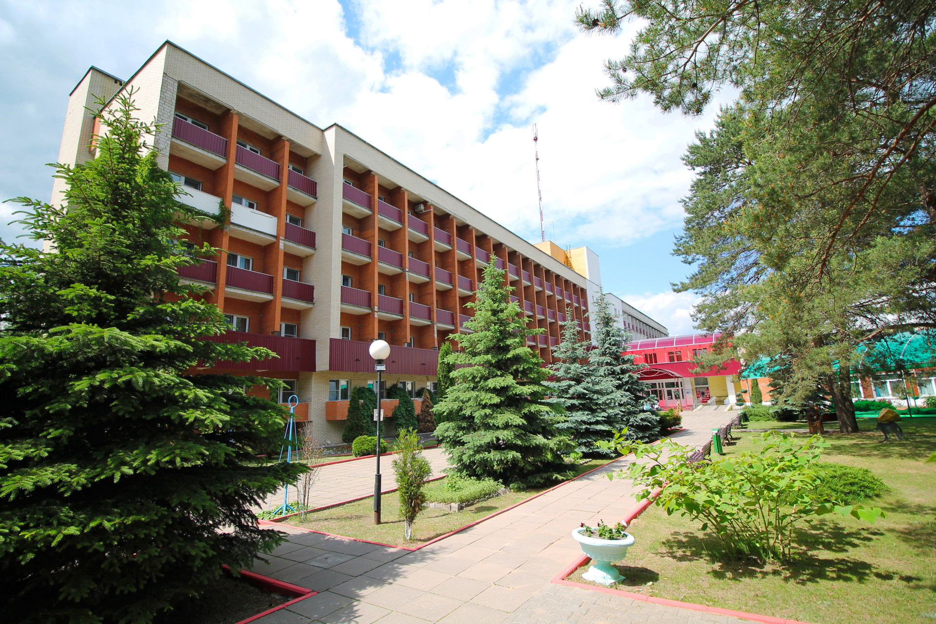Балконы санатория Приморский