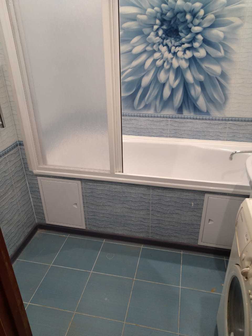 Эконом ремонт ванной комнаты панелями ПВХ