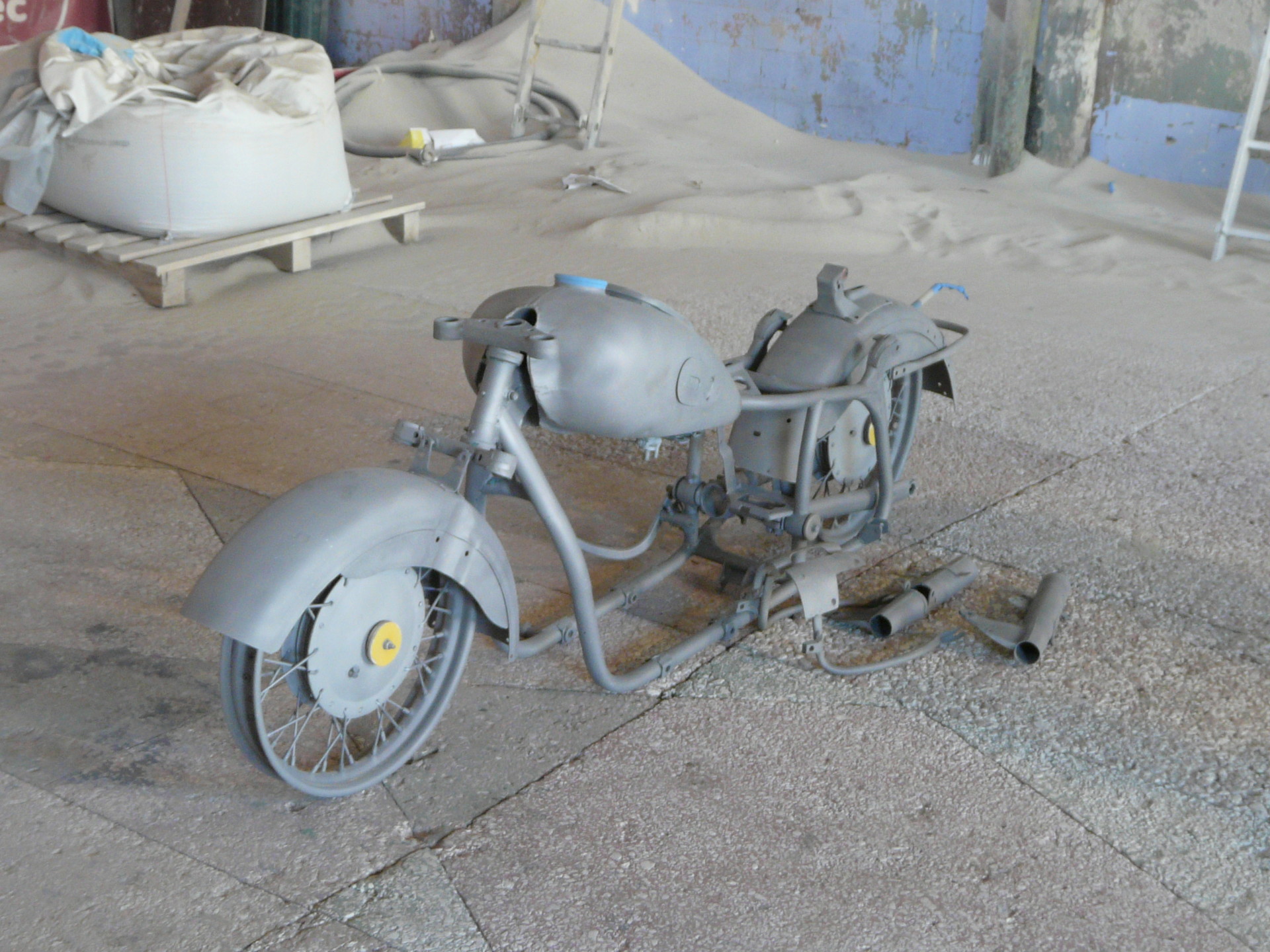 белгород пескоструйная обработка старого мотоцикла
