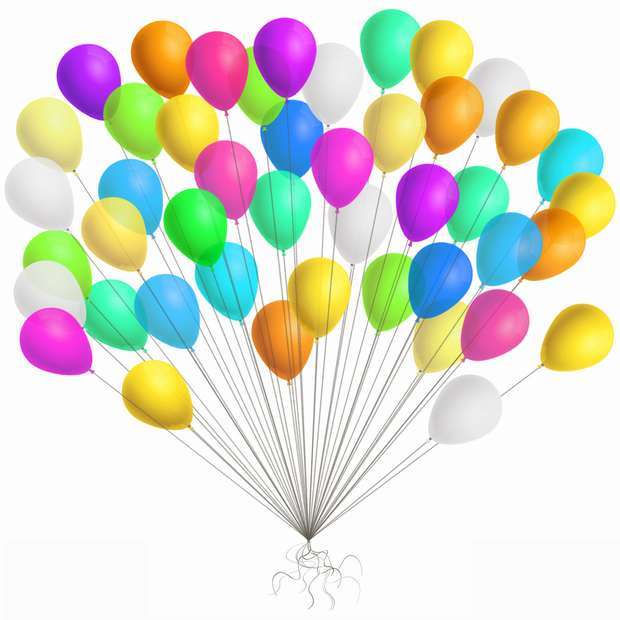 10 шаров в роддом (цвета на выбор)