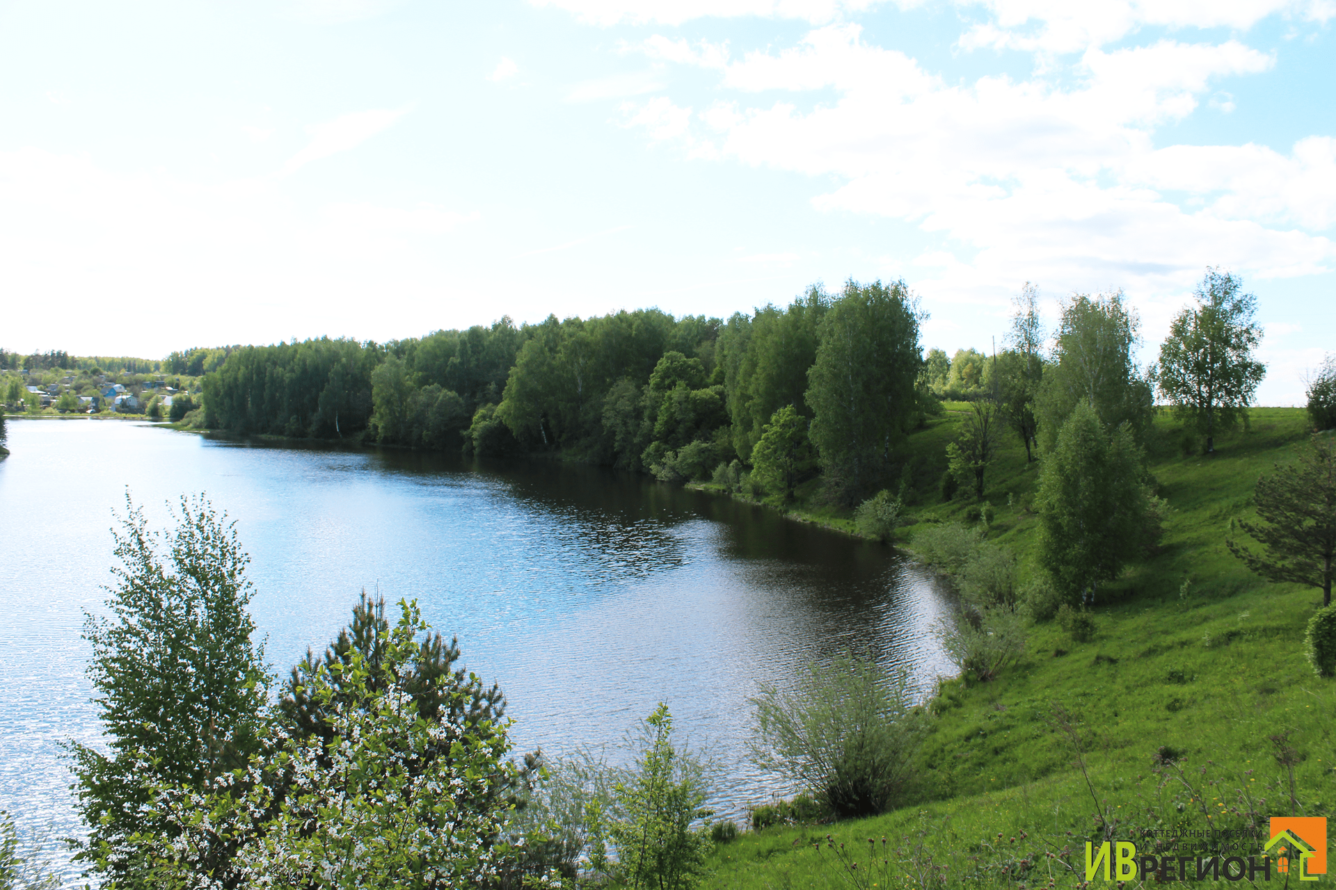 Река в поселке Заречье рядом с Иваново