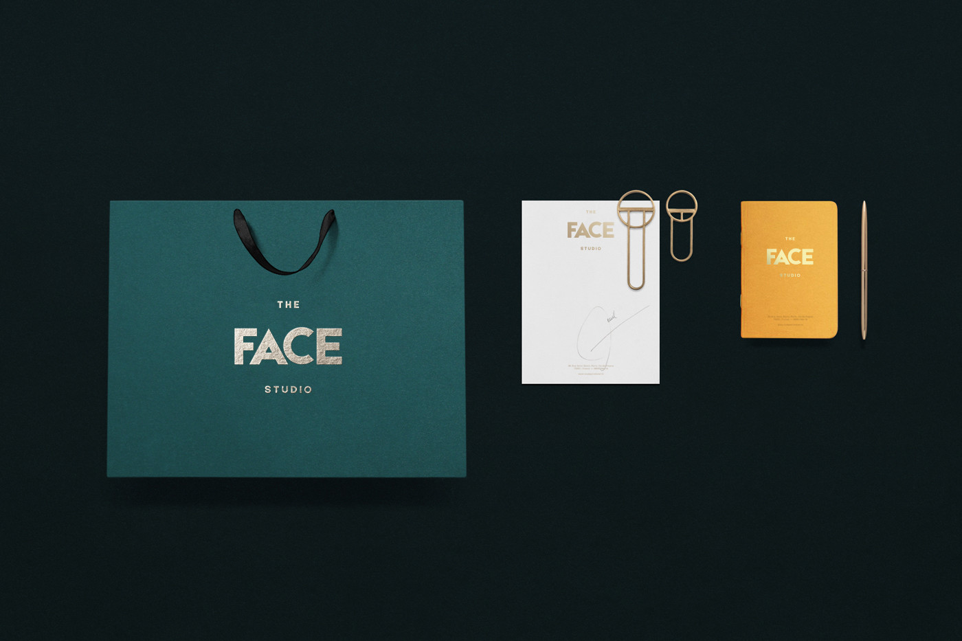 Разработка логотипа The Face studio