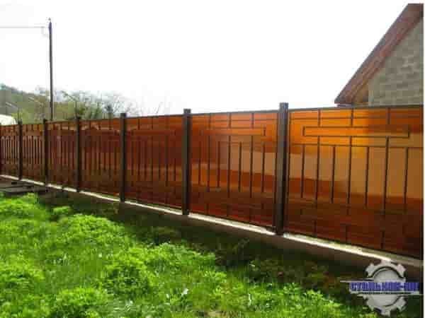 Купить забор из поликарбоната в Краснодаре-Сталькон-Юг